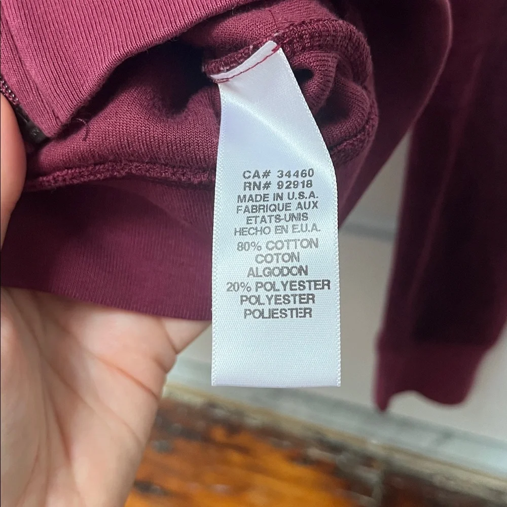 Juicy Couture Maroon Velvet Hoodie Y2K - Picture 6 of 6